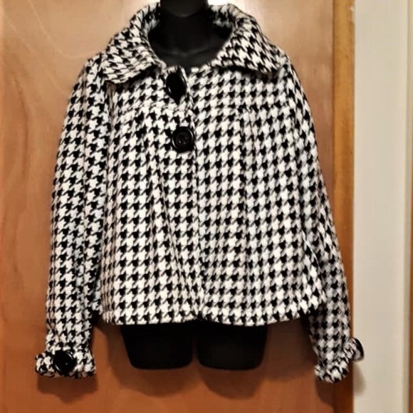 Request Jackets & Blazers - Request Houndstooth Tweed Jacket